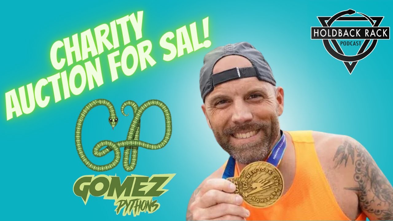 Charity Auction for Sal Gomez of Gomez Pythons - YouTube