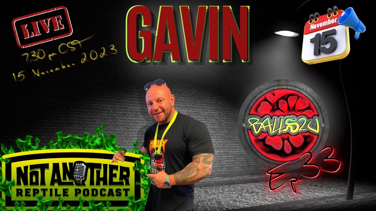 Not Another Reptile Podcast Ep.33 | Gavin of Balls2U - YouTube